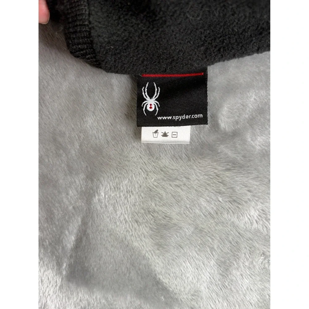 Spyder Boulder CO Logo Beanie Men's One Size Black Hat Winter Red